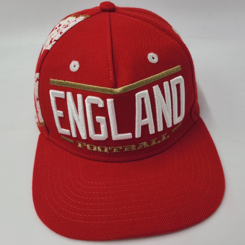 England Nationalβ Team Hat Strapback Franchise Club Red Football Soccer Flag Men